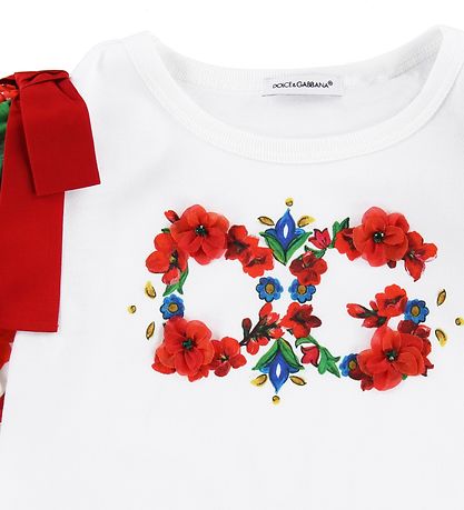 Dolce & Gabbana Stuttermabolur - Portofino - Hvítur