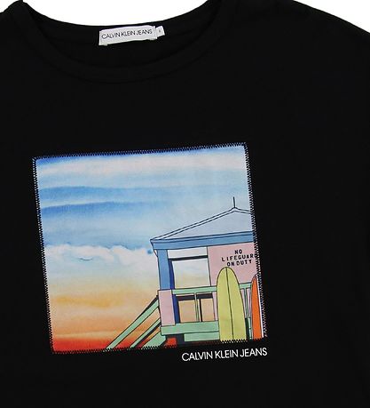 Calvin Klein T-paita - Musta, Patch