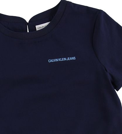 Calvin Klein T-Shirt - Modal/Baumwolle - Navy