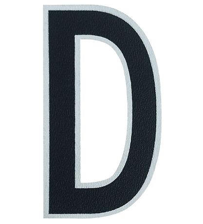 Design Letters Sticker - Mobile - D - 5 cm - Black
