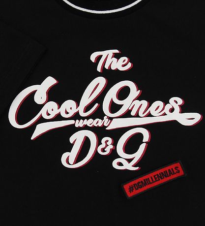 Dolce & Gabbana Stuttermabolur - Millennials - Svart