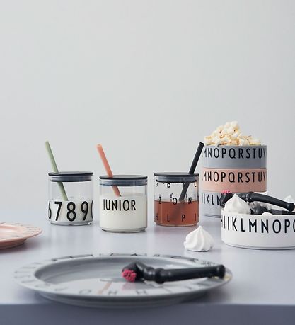 Design Letters Straw/Lid - Green