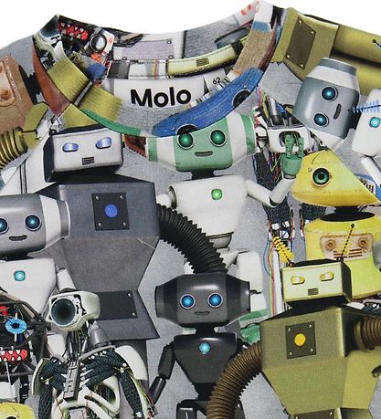 Molo Stuttermabolur - Emmett - Robots