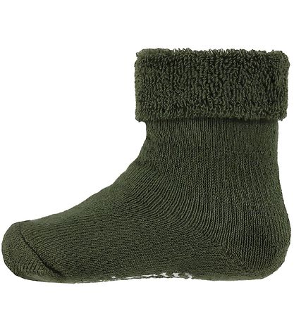 Fuzzies Babysocken - Armygrün