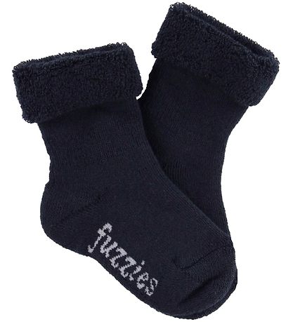 Fuzzies Baby Socks - Navy