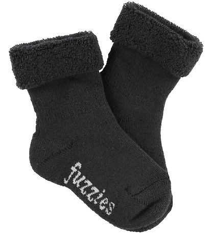 Fuzzies Baby Socks - Charcoal