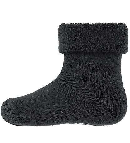 Fuzzies Baby Socks - Charcoal