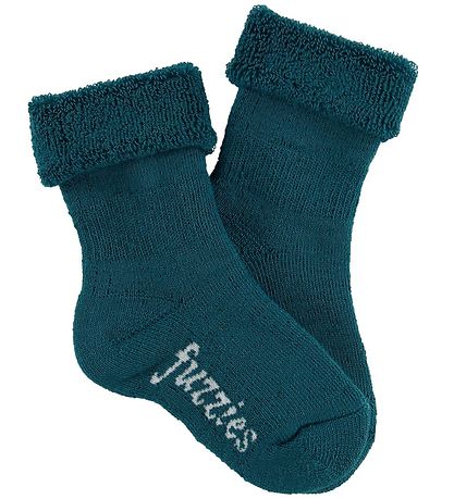 Fuzzies Babysocken - Petroleum