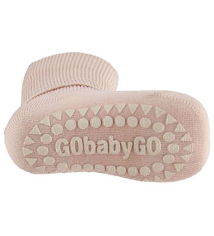 GoBabyGo Socks - Non-Slip - Bamboo - Rose
