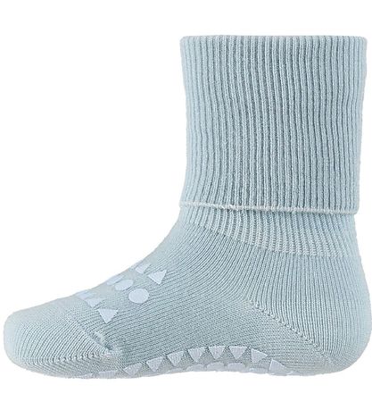 GoBabyGo Socks - Non-Slip - Bamboo - Light Blue