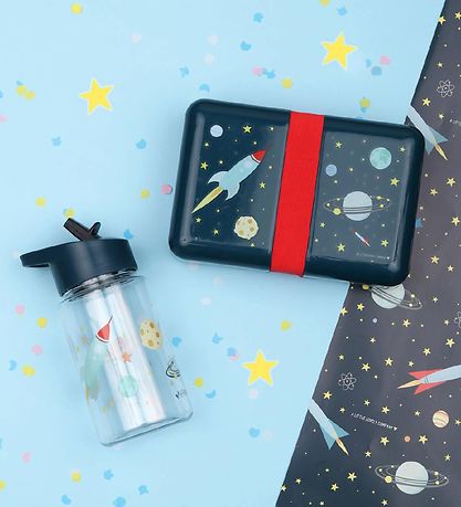 A Little Lovely Company Vattenflaska - 400 ml - Space