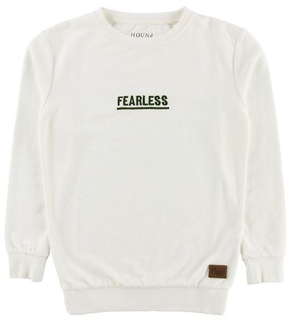 Hound Sweatshirt - Offwhite m. Armygrün