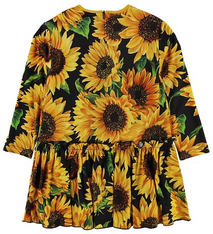 Robe Dolce & Gabbana - Tournesol - Noir/Jaune