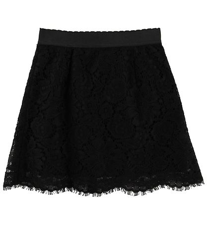 Dolce & Gabbana Hame - Eläin - Musta, Pitsi