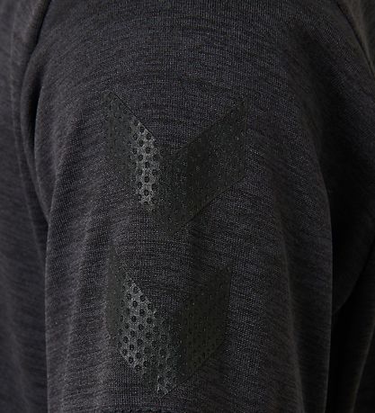 Hummel T-Shirt - HMLHarald - Dunkelgrau-Meliert meliert