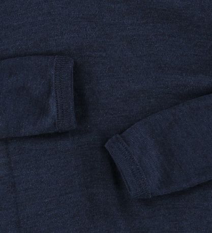 Engel Blouse - Wol/Zijde - Navy