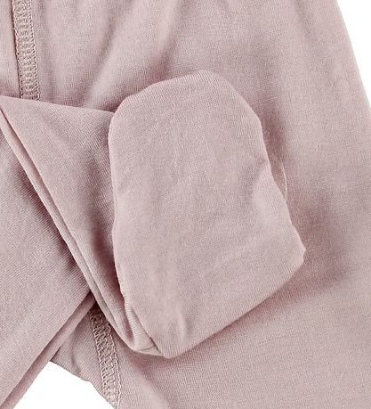 Joha Leggings w. Foot - Wool - Rose