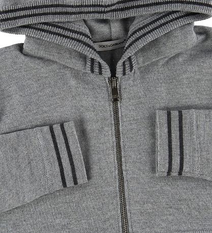 Dolce & Gabbana Cardigan - Ull - DNA - Grátt