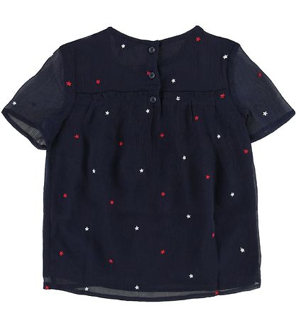 Tommy Hilfiger T-Shirt - toile brode - Black Iris