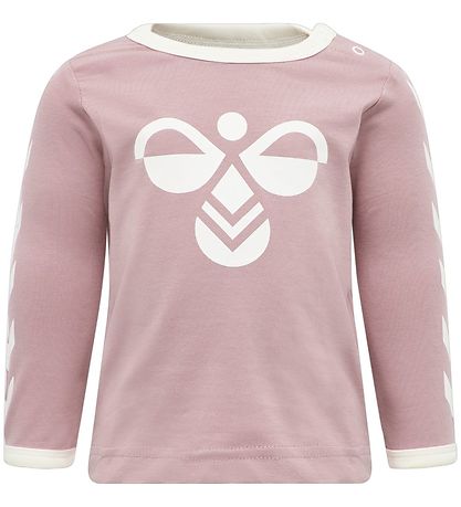 Hummel Pullover - HMLFlipper - Dunkelrosa m. Logo