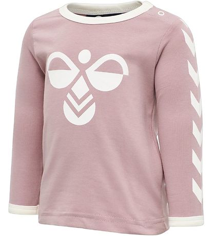 Hummel Pullover - HMLFlipper - Dunkelrosa m. Logo