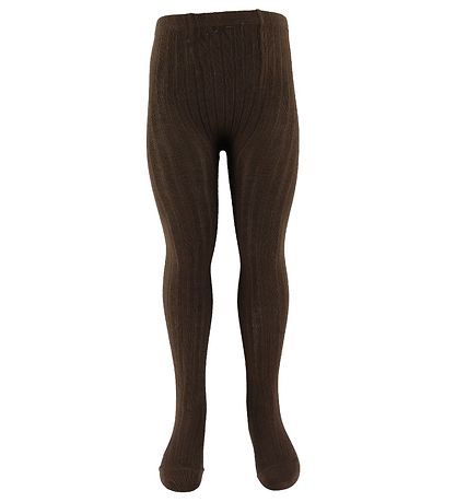 Condor Tights - Rib - Dark Brown