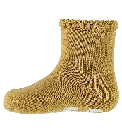 Condor Socken m. Antirutsch -Rutsch- Senf