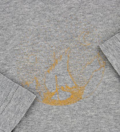 Mini A Ture Romper l/s - Yomi - Grijs Gevlekt