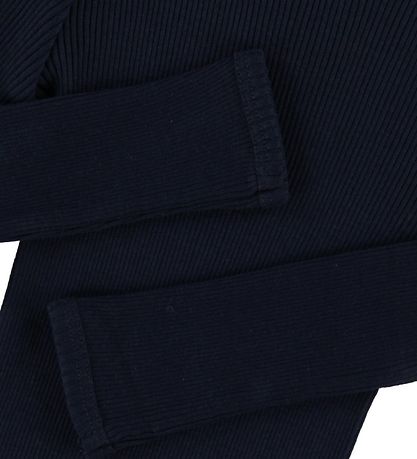 Minimalisma Bluse - Bergen - Seide/Baumwolle -Dark Blue