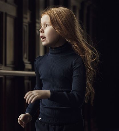 Minimalisma Long Sleeve Top w. Turtleneck - Bui - Silk/Cotton - 