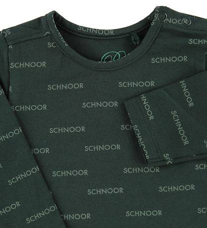 Petit by Sofie Schnoor Bluse - Jersey - Grün m. Logos