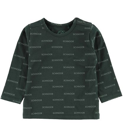 Petit by Sofie Schnoor Bluse - Jersey - Grün m. Logos