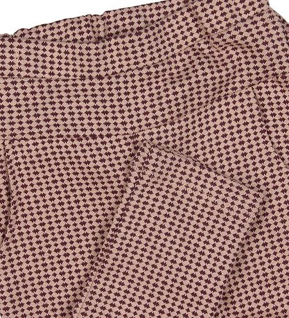 En Fant Trousers - Light Rose w. Check