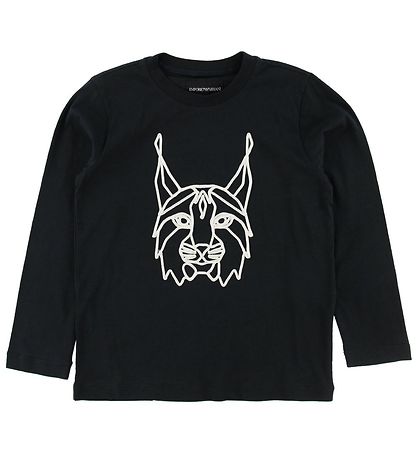 Emporio Armani Blússa - Dökkblátt M. Los