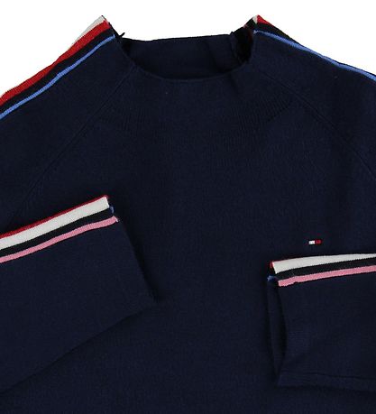Tommy Hilfiger Jumper - Navy w. Stripe