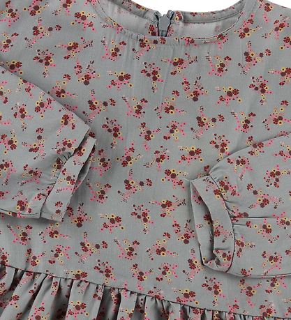 Gro Kjóll - Cille - Grey/Multi