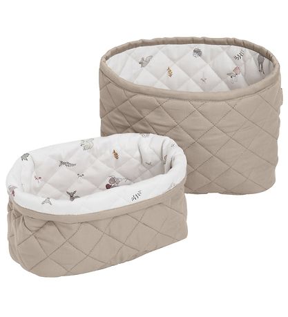 Cam Cam Geymslukarfa - 2 Stk. - 22x15/24x17 cm - Hazel