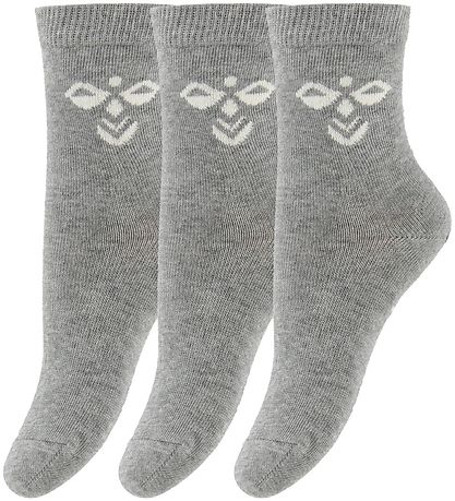 Hummel Strumpor - HMLSutton - 3-pack - Gråmelerad