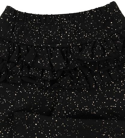 Little Wonders Leggings - Abigail - Black w. Gold Dots