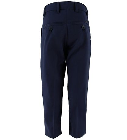 BOSS Trousers - Wool - Navy