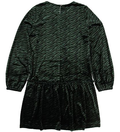 Grunt Kjóll - Charlotte - Green Zebra