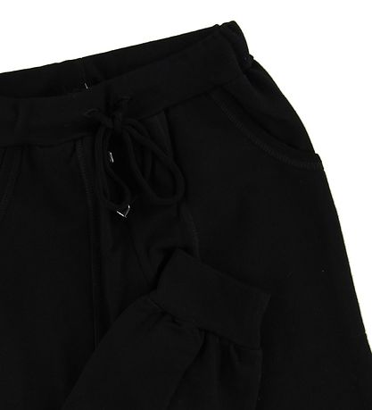 Say-So Joggingbroek - Zwart m. Naaiwerk
