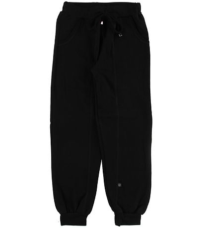 Say-So Joggingbroek - Zwart m. Naaiwerk