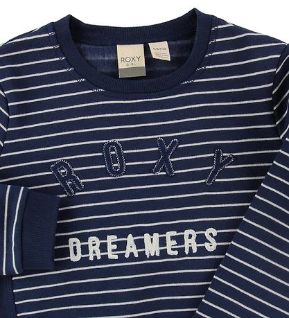 Roxy Sweatshirt - Navy w. Stripes/Logo