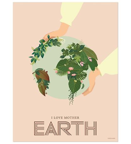 Vissevasse Poster - 50x70 - I Love Mother Earth