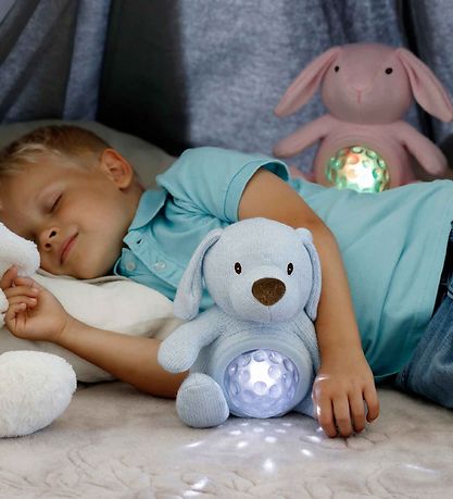 Teddykompaniet Soft Toy/Night Lamp - Teddy Lights - 22 cm - Bunn