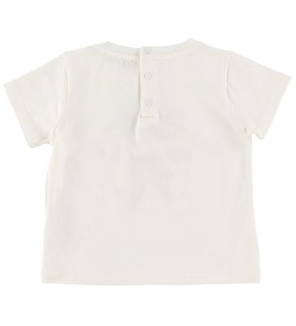 Emporio Armani T-Shirt - Weiß m. Skifahrer
