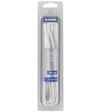 2GO Elastic Shoelaces - 90 cm - 1 Pair - White