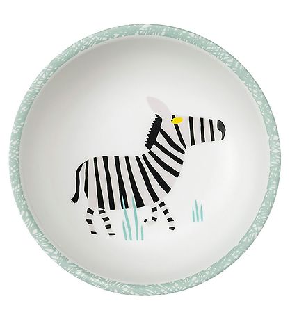 Petit Jour Paris Schüssel - Melamin - Weiß m. Zebra