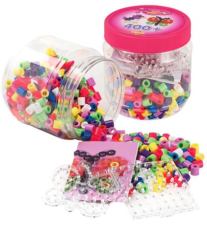 Hama Maxi Perlur M. Perluspjald - 400 Stk. - Marglitað